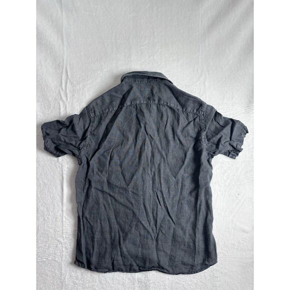 Benson Short Sleeve Button Down Blue Casual Shirt Men's Medium * - Picture 5 of 7